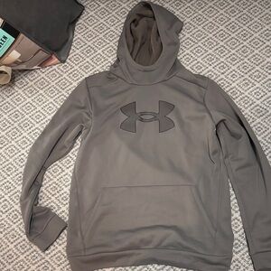 Under Armour Charcoal Pullover Hoodie Size XL